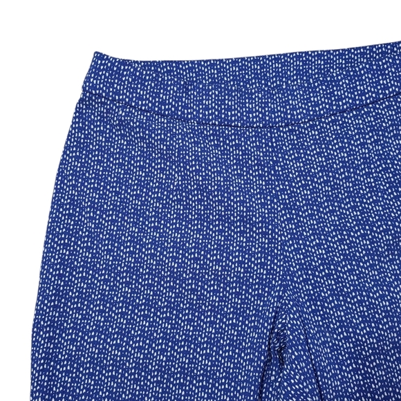 Briggs Petite Size 8 Blue And White Patterned Shorts - Picture 2 of 6